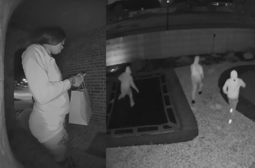 Woman Pretends To Be DoorDash Delivery Driver While Others Try To Break Into Home From Backyard