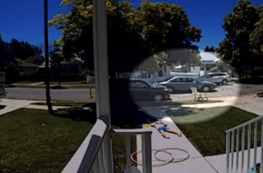 Man Caught On Ring Camera Trying To Lure A Little Girl To His Car