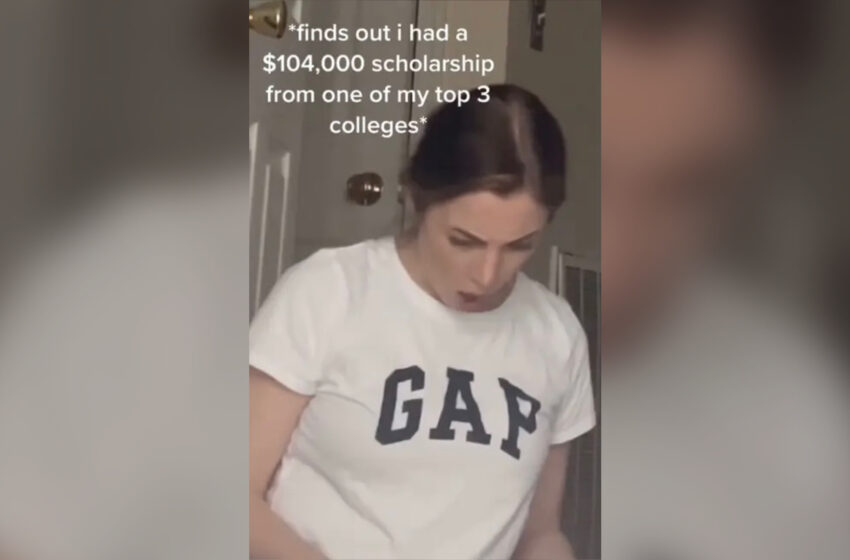 College Student Records Moment She Realizes She Lost A $100,000 Scholarship Because She Forgot To Open The Letter, The College Saw Her Viral Video and ‘Made Her Dream Come True’