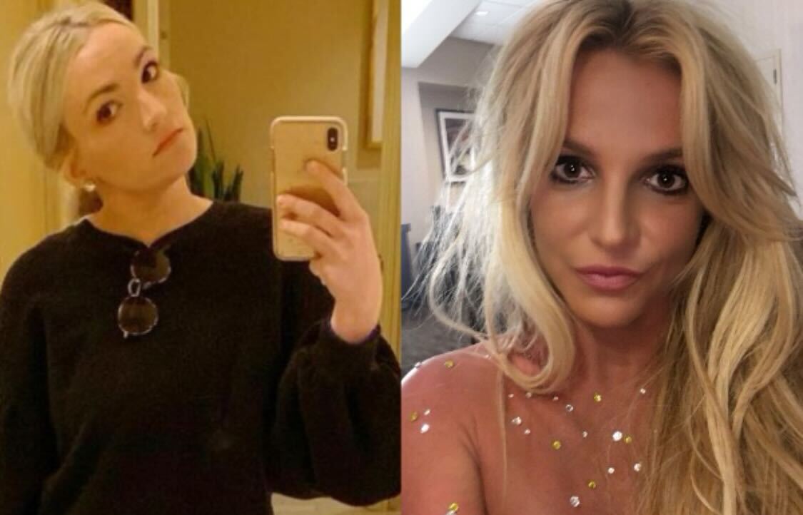 Jamie Lynn Spears and Britney Spears may be out of each other's sight, but the sister's minds are with each other.