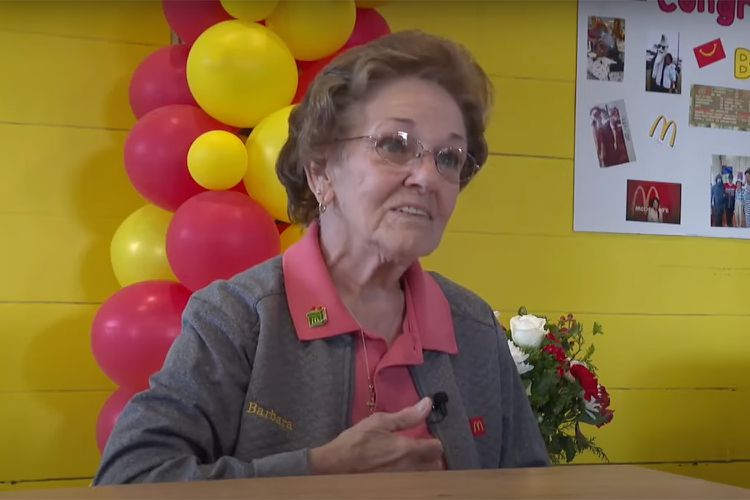 Barbara Cramer, a dedicated employee at McDonald's since 1970, was recently recognized by her colleagues at the Fort Pierce, Florida, location for her five decades of service, People reported. 