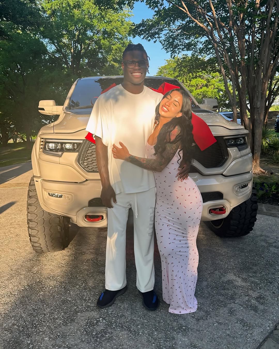 Travis Hunter and Leanna Lenee